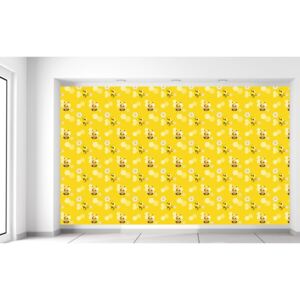 Gario Fotótapéta Kis sárga méhecskék Méretek (sz x m): 412 x 248 cm, Anyag: Latex (ragasztó ingyen)