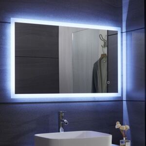 Fürdőszobatükör Aquamarin LED 80 x 60 cm