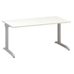 Alfa Office Alfa 300 irodai asztal, 160 x 80 x 74,2 cm, egyenes kivitel, fehér mintázat, RAL9022%