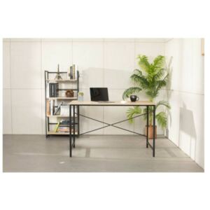 Számítógépes irodai asztal, MDF-fém, 120 * 60 * 75,5 cm