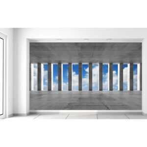 Gario Fotótapéta Betonoszlopok a téren Méretek (sz x m): 412 x 248 cm, Anyag: Latex (ragasztó ingyen)