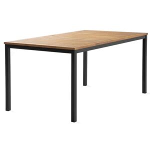 Kültéri asztal VG7583 Barna + fekete