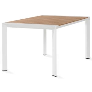 Kültéri asztal VG7584 Barna + fehér
