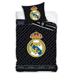 Real Madrid ágyneműhuzat fekete 140x200cm 70x90cm