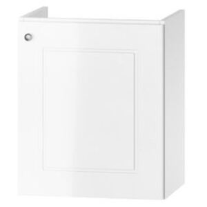 JULIA DUM VEA 49 PL fürdőszoba szekrény mosogatóval, 46,5x55,5x36, magasfényű fehér