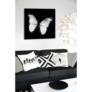 Tükor falikép Fehér Pillangó 3D Mirrora 24 - 50x50 cm (Képek)