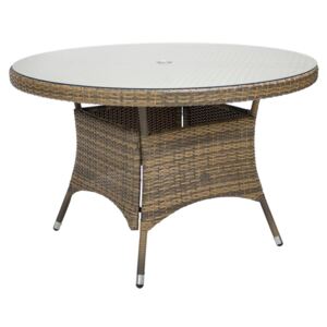 Kültéri asztal RC1365 120x120x76cm Cappuccino