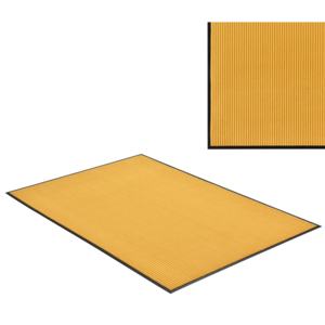 [en.casa] Lábtörlő szőnyeg - csúszásgátlóval / előszoba szőnyeg - 240x180cm (mustársárga)