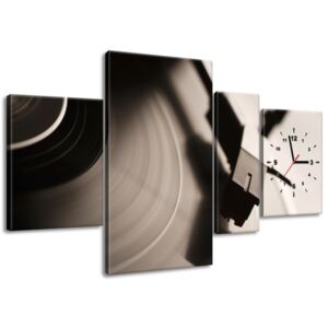 Gario Órás falikép Gramofon és hanglemez 120x70cm