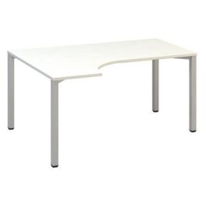 Alfa 200 ergo irodai asztal, 180 x 120 x 74,2 cm, balos kivitel, fehér mintázat, RAL9022