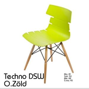 Techno DSW szék olíva zöld