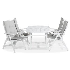 Asztal és szék garnitúra VG6062 Fehér