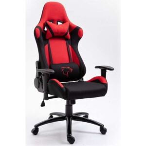 Dark Gamer szék nyak-és derékpárnával - piros-fekete