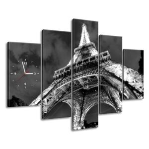 Gario Órás falikép Fennséges éjjeli Eiffel-torony 150x105cm