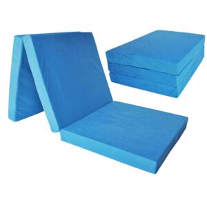 FI Összehajtható matrac 195x80x10 Szín.: Kék