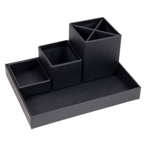 Lena sötétszürke 4 részes asztali írószertartó - Bigso Box of Sweden