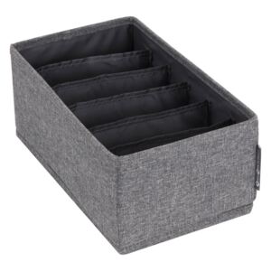 Drawer szürke rekeszes fiókrendszerező, 16,5 x 11 cm - Bigso Box of Sweden