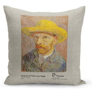 Van Gogh Portrait díszpárna, 43 x 43 cm - Kate Louise
