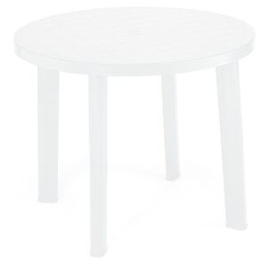 Kerti asztal TONDO Fehér 90 cm
