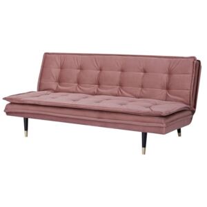 3 személyes kattanós kanapé, ágyazható, púderrózsaszín - KLIK CHIC