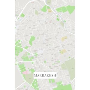 Marrakech color térképe
