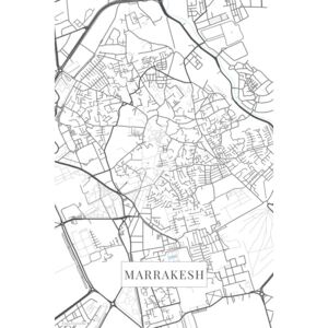 Marrakech white térképe