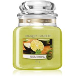 Yankee Candle Lime & Coriander illatos gyertya 411 g