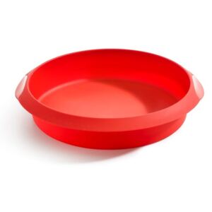 Piros szilikon sütőforma, ⌀ 24 cm - Lékué