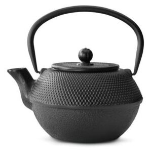 Jang fekete öntöttvas teáskanna szűrővel, 1,2 l - Bredemeijer
