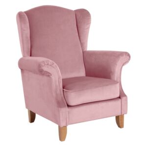 Verita Velvet rózsaszín füles fotel - Max Winzer