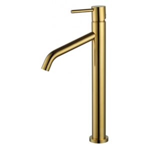 Mexen Rumba magasított fürdőszobai mosdó csaptelep - arany (73510-50)