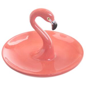 Gyűrűtartó/Ékszertartó Tányérka - Flamingó
