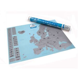 Kaparós Eu térkép - Ajándékozz ilyen kaparós térképet és inspiráld szeretted Európa felfedezésére!
