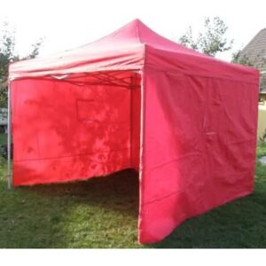 Kerti sátor pavilon DELUXE 3 x 3 m - piros
