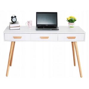 Goodhome íróasztal, fehér, WYJ-039