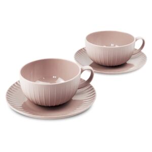 Porcelán teáscsésze készlet 2 db., 200 ml, rózsaszín - WD Lifestyle