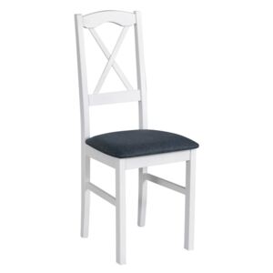 Jídelní židle NILO 11, 95x40x43 cm, bílá/látka 8