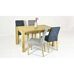 Fa asztal és székek 140 x 90 cm - 180 x 90, Tölgy