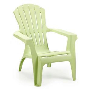 DOLOMITI 75X86X86 cm döntött támlás fotel világos zöld