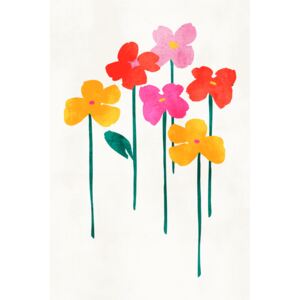 Ábra Little Happy Flowers, Kubistika