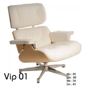 Vip 01 fotel natúr fehér