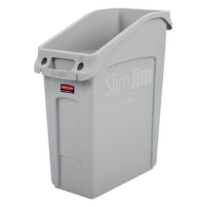Rubbermaid Slim Jim Under Counter műanyag szemetesek szelektált hulladékgyűjtésre, 49 literes térfogat, szürke