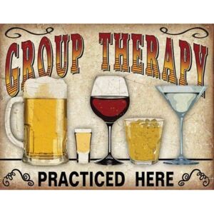 Group Therapy fémplakát, (40 x 31,5 cm)