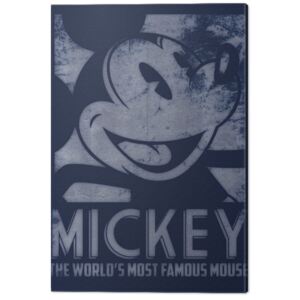 Vászonkép Miki Egér (Mickey Mouse) - Most Famous Mouse, (60 x 80 cm)