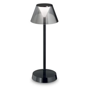 LOLITA LED asztali lámpa, modern, fekete, 450 lm