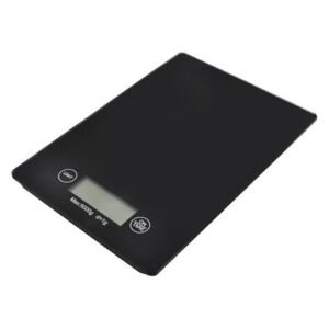 ISO Digitális konyhai mérleg SLIM 5 kg - fekete, 1158