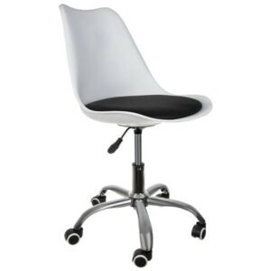 Forgó irodai szék (fekete-fehér)