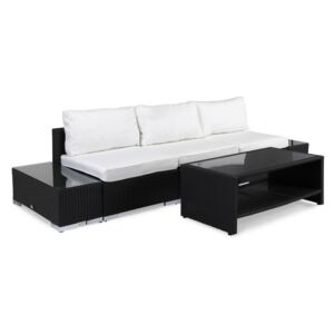 Kültéri bútor VG4899 Fehér + fekete