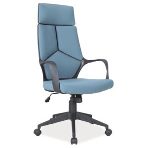 Irodai szék, kék / fekete, Q-199