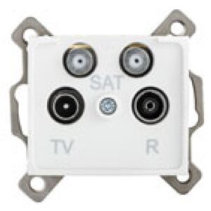 Kanlux Mowion Domo 24750 fehér Antenna csatlakozó aljzat TV/R/SAT/SAT végzáró